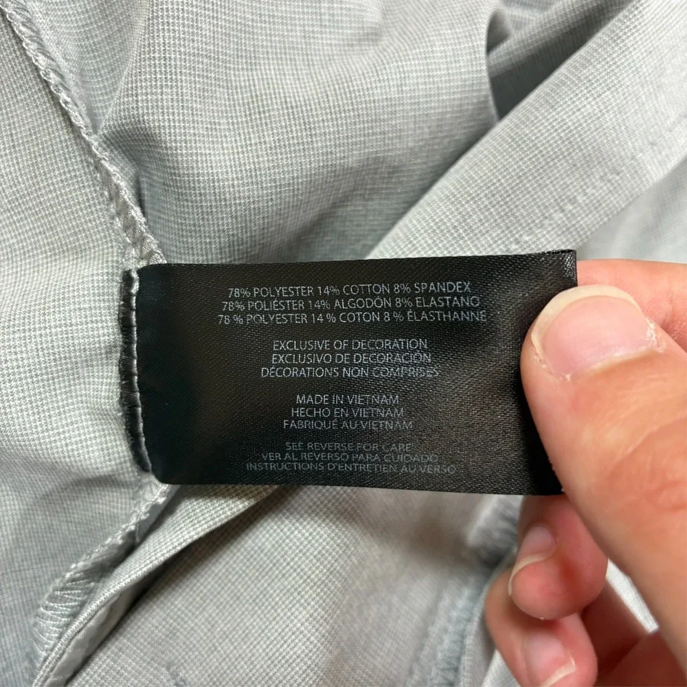 Banana Republic Mens Shorts Size 36 Gray Flat Front Casual Chino Lightweight